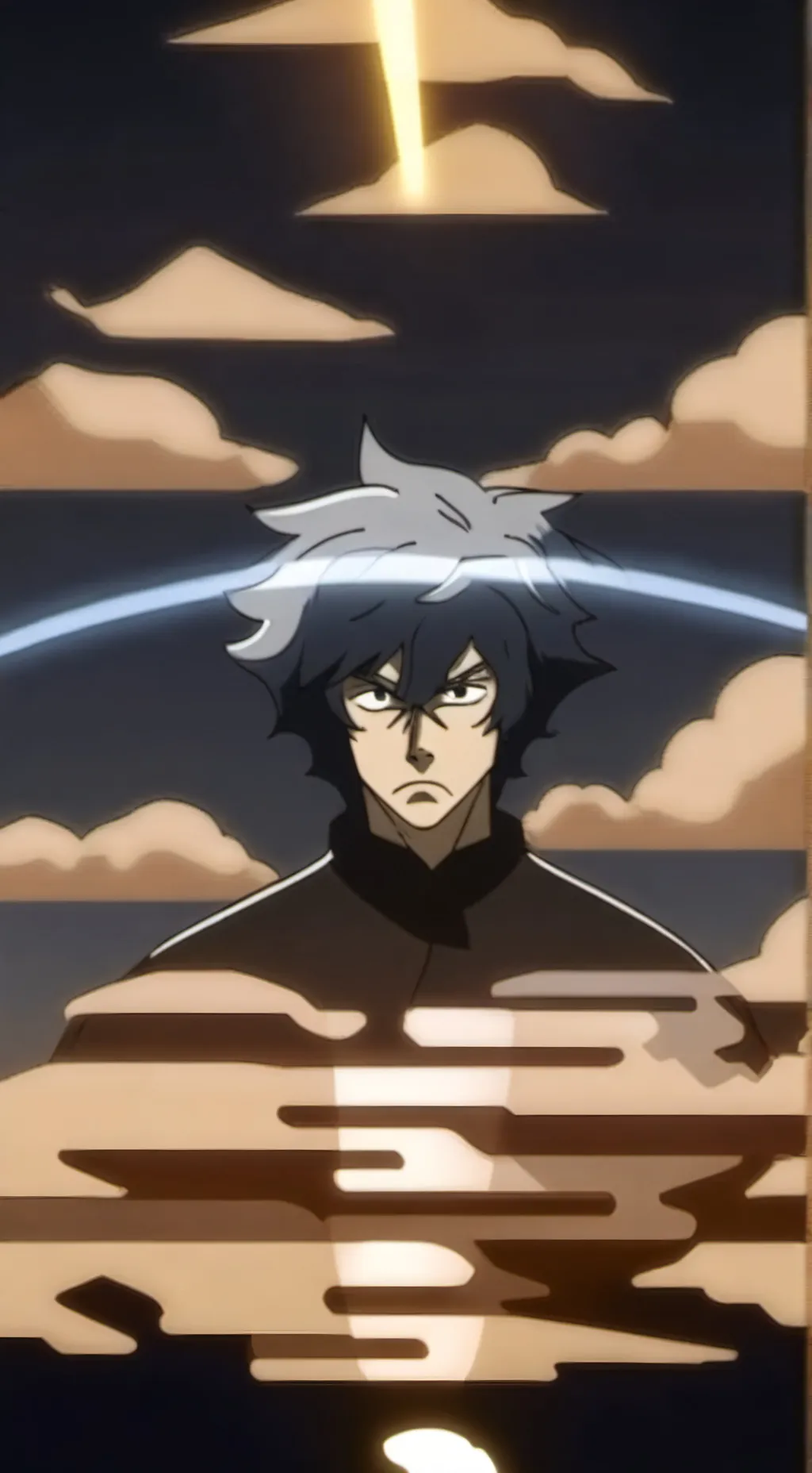 ai character: ohma Tokita background