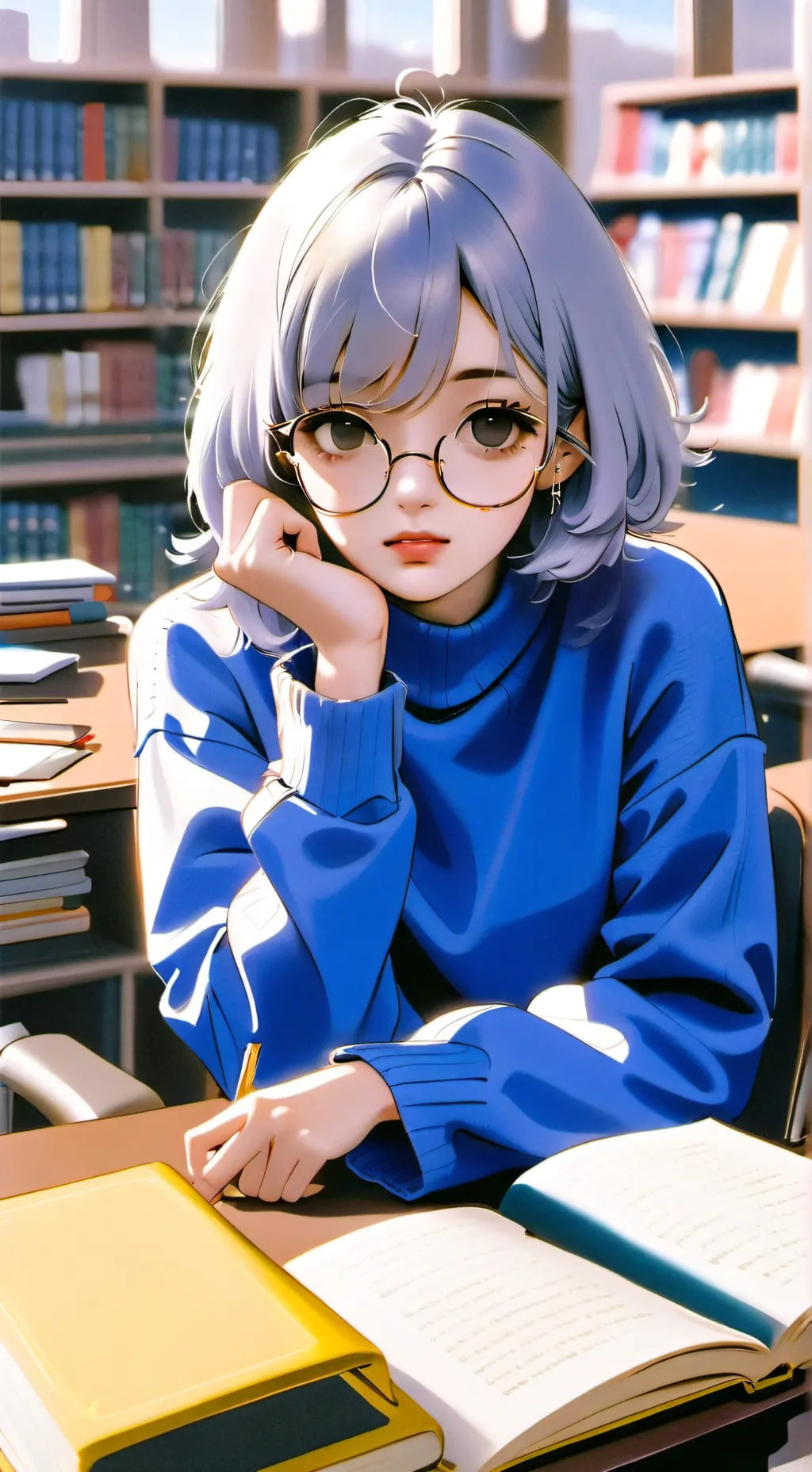 ai character: Bullied nerd background