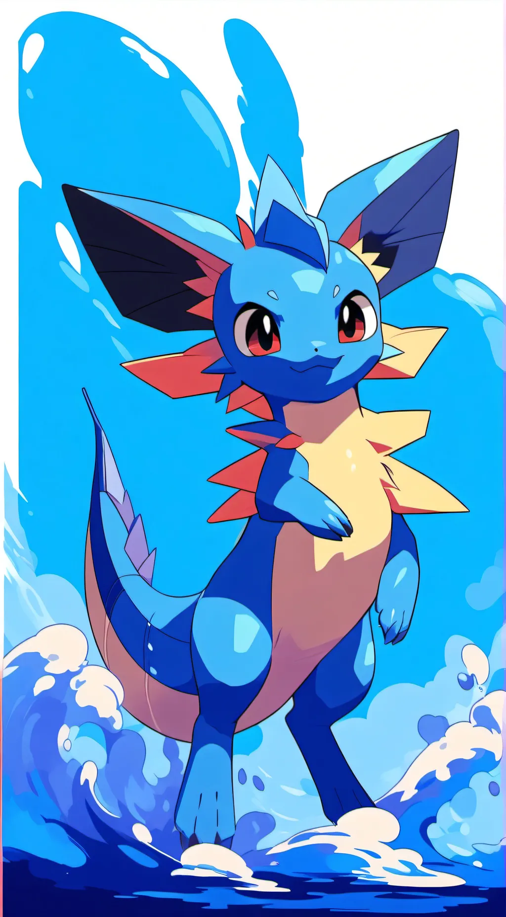 ai character: Vaporeon background