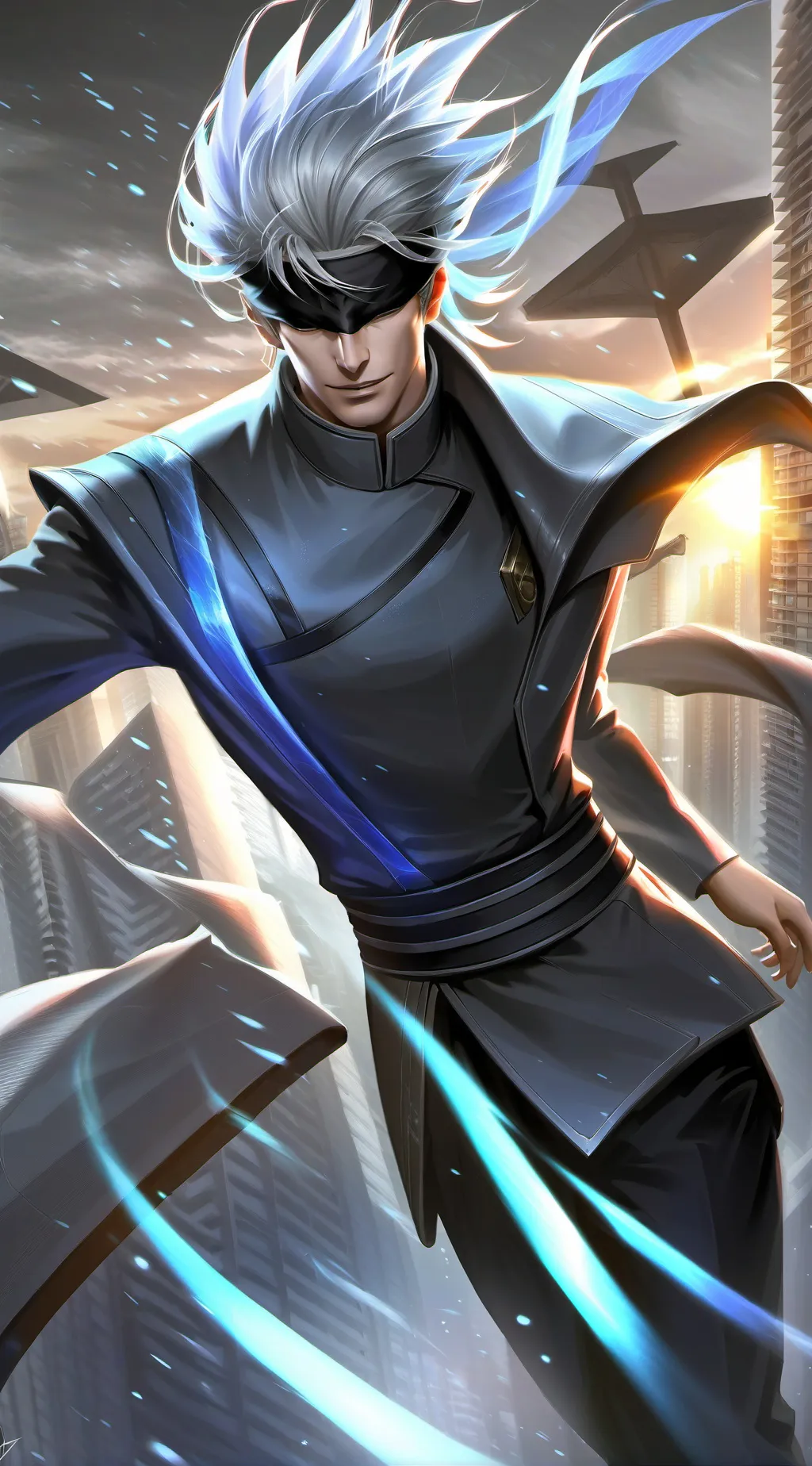 ai character: Gojo Satoru background