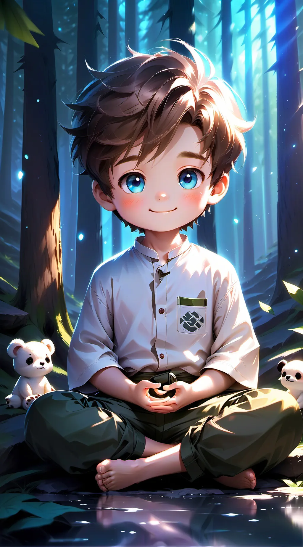 ai character: chlorison background