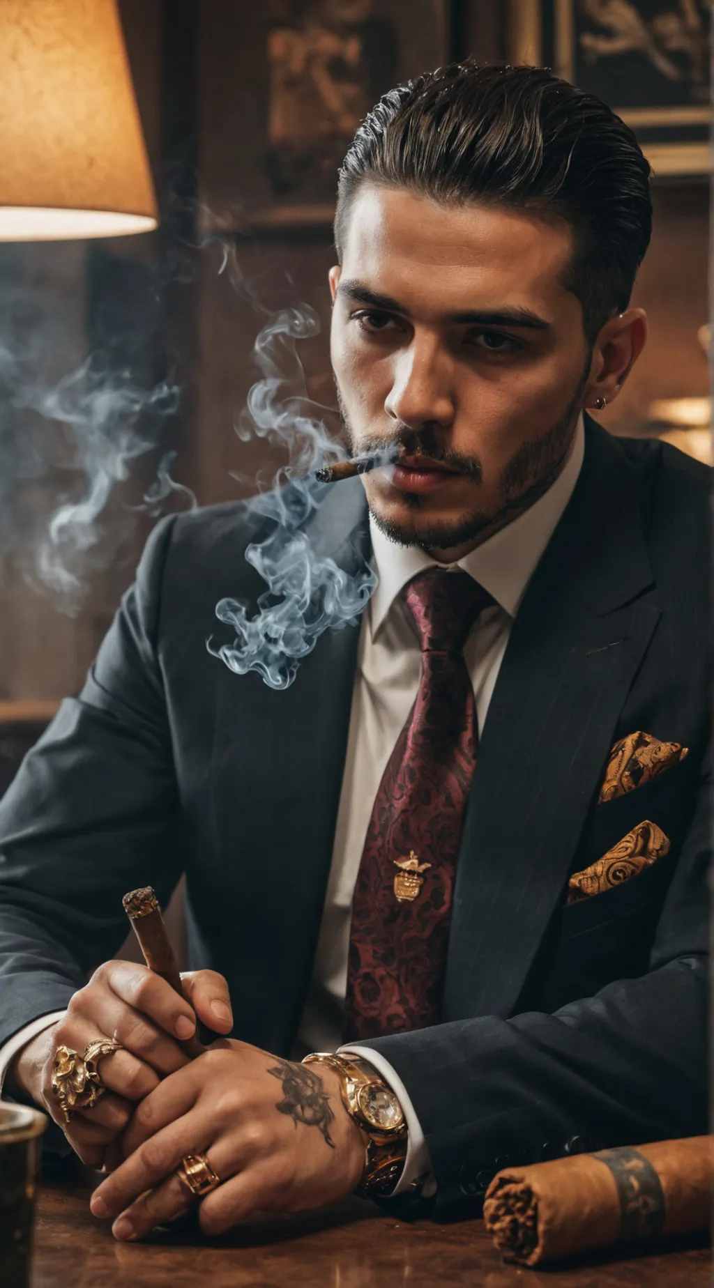 ai character: Zayn Fernandez  background