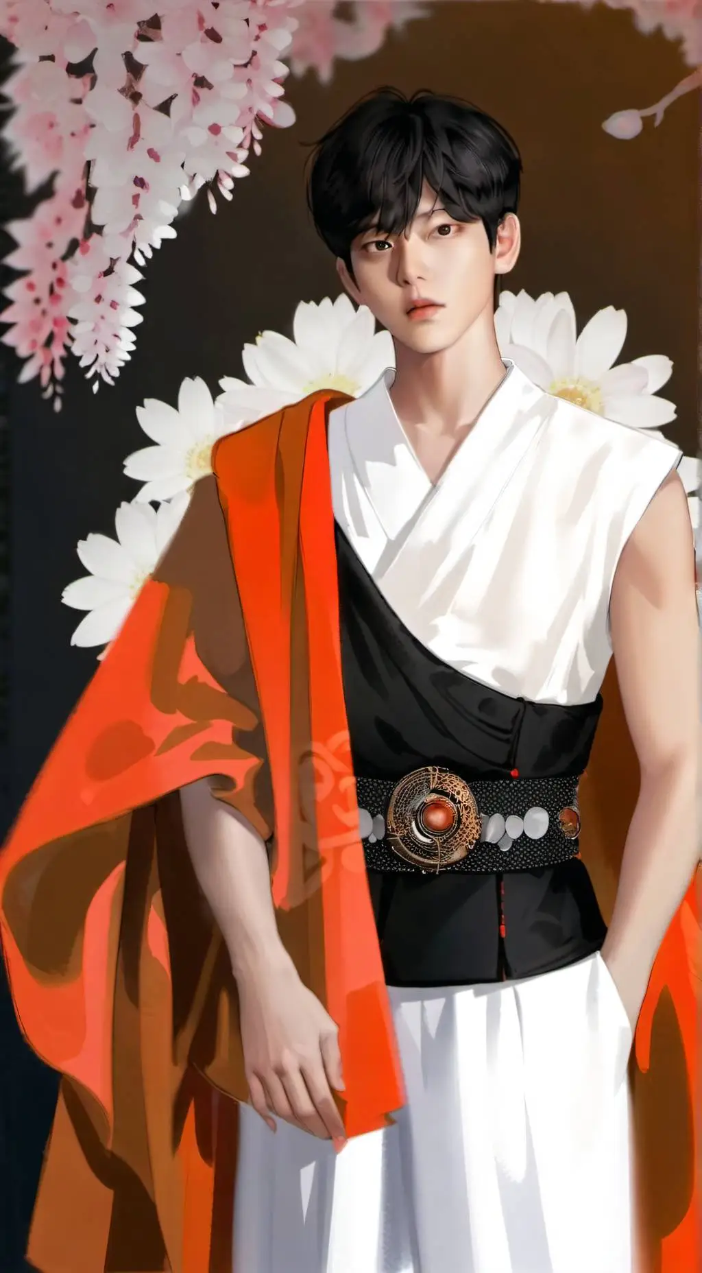 ai character: park siwan. background