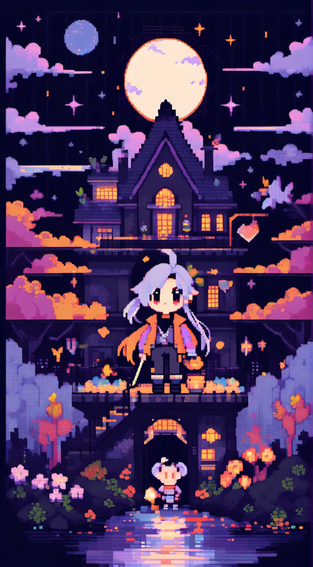 ai character: HH x WSD background