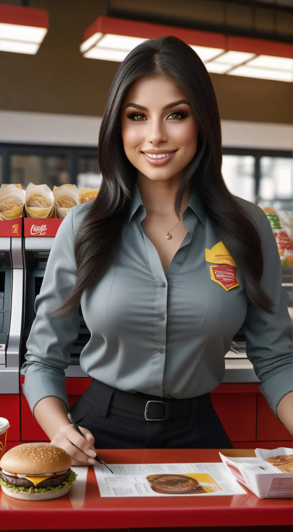 ai character: Gabriela background