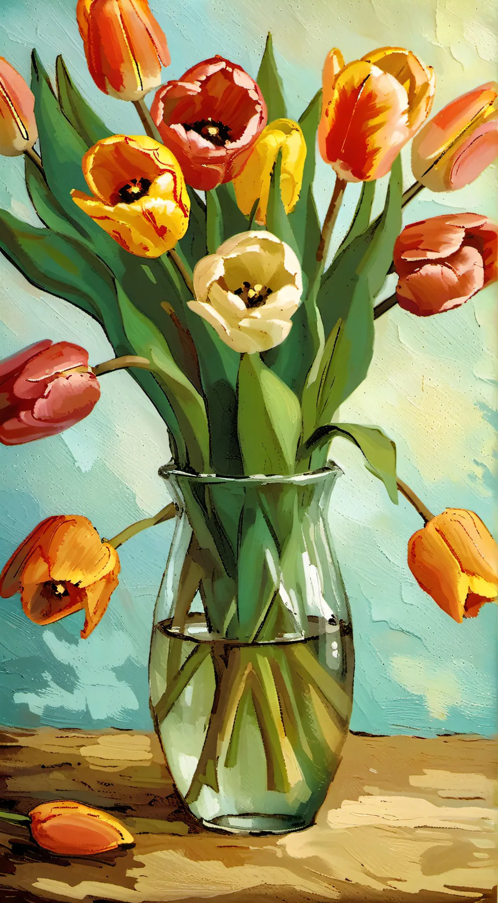 ai character: finish the lyric  background