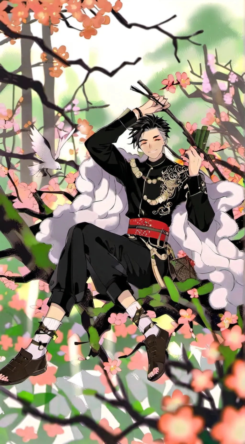 ai character: Gyomei-pas aveugle background