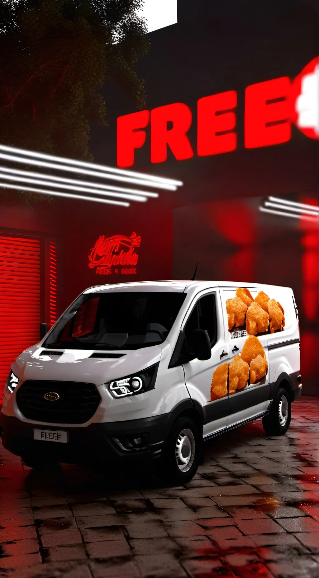 ai character: Free nuggets background