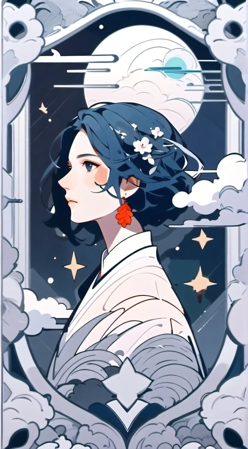 ai character: school with skz background