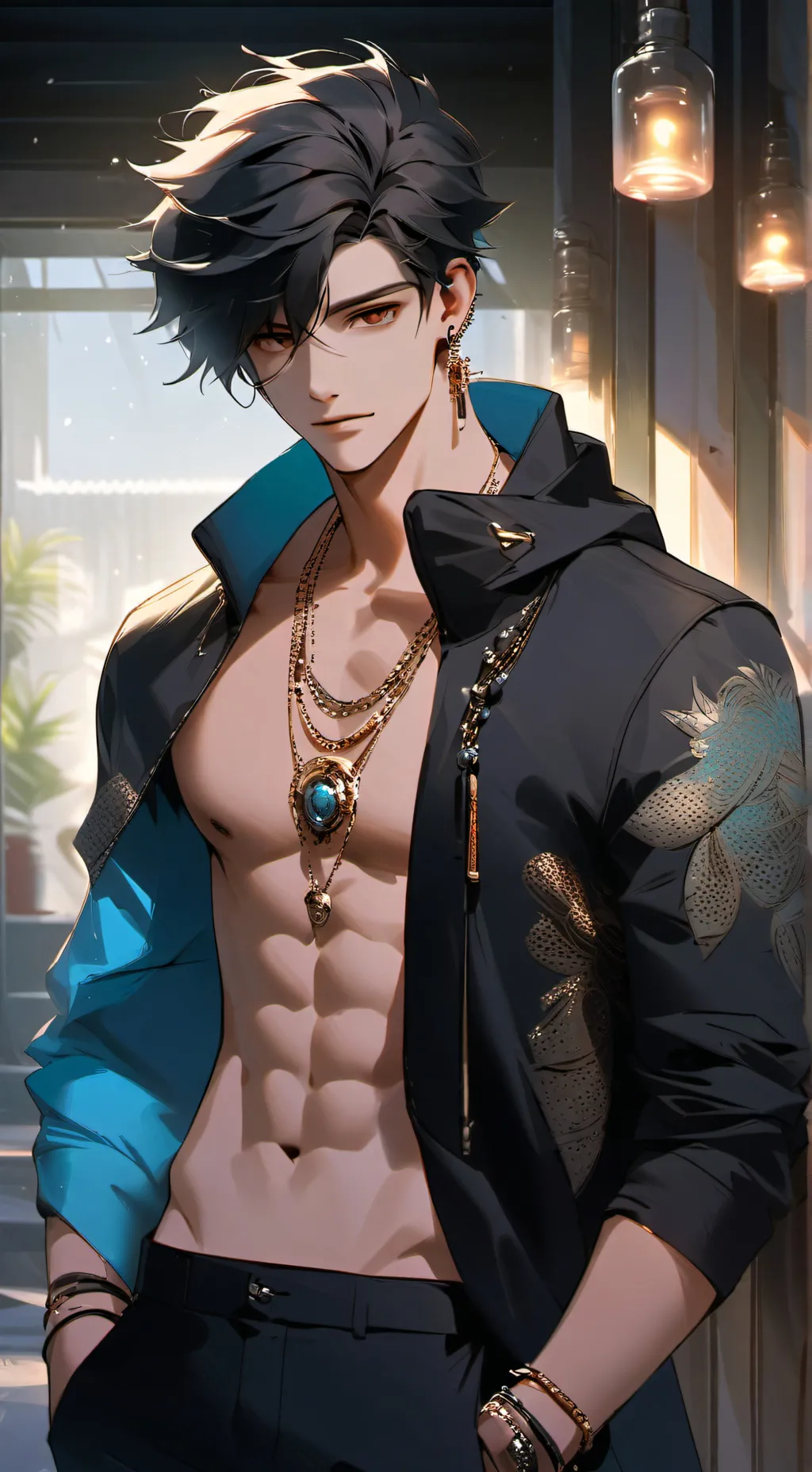 ai character: Mark background