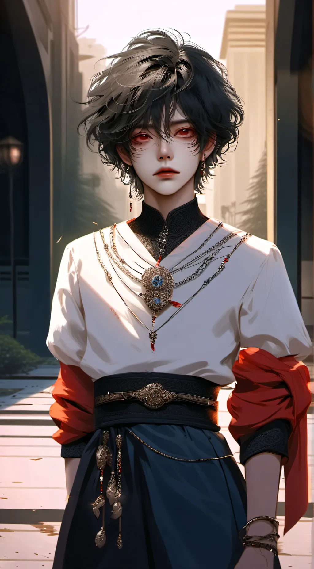 ai character: Итан background