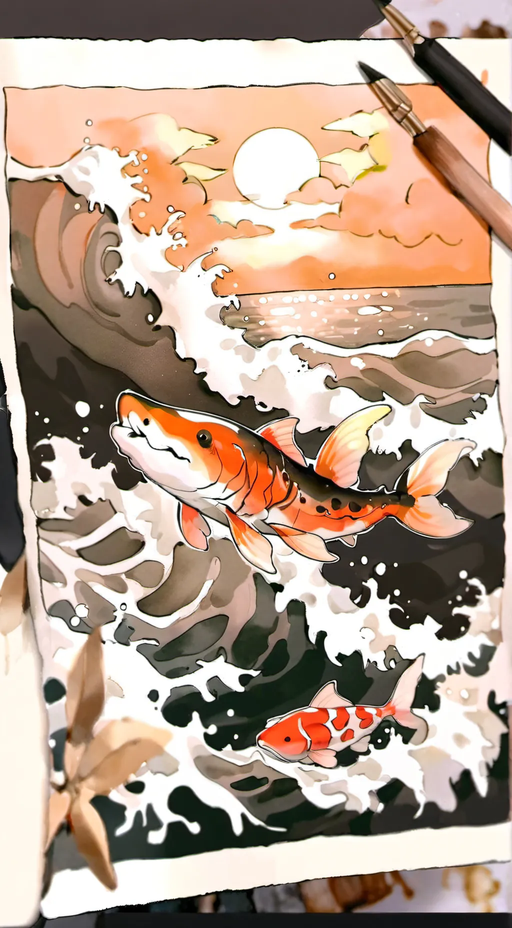 ai character: hashira  background