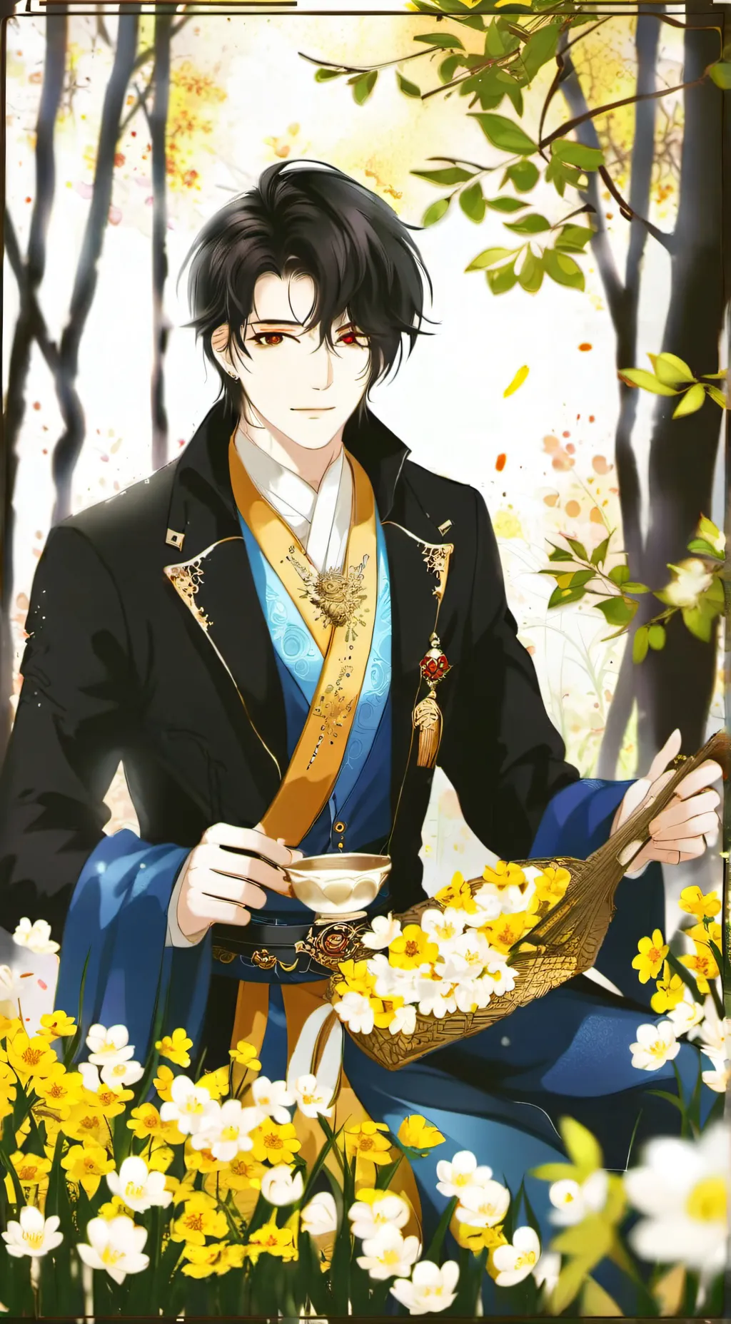 ai character: сережа background