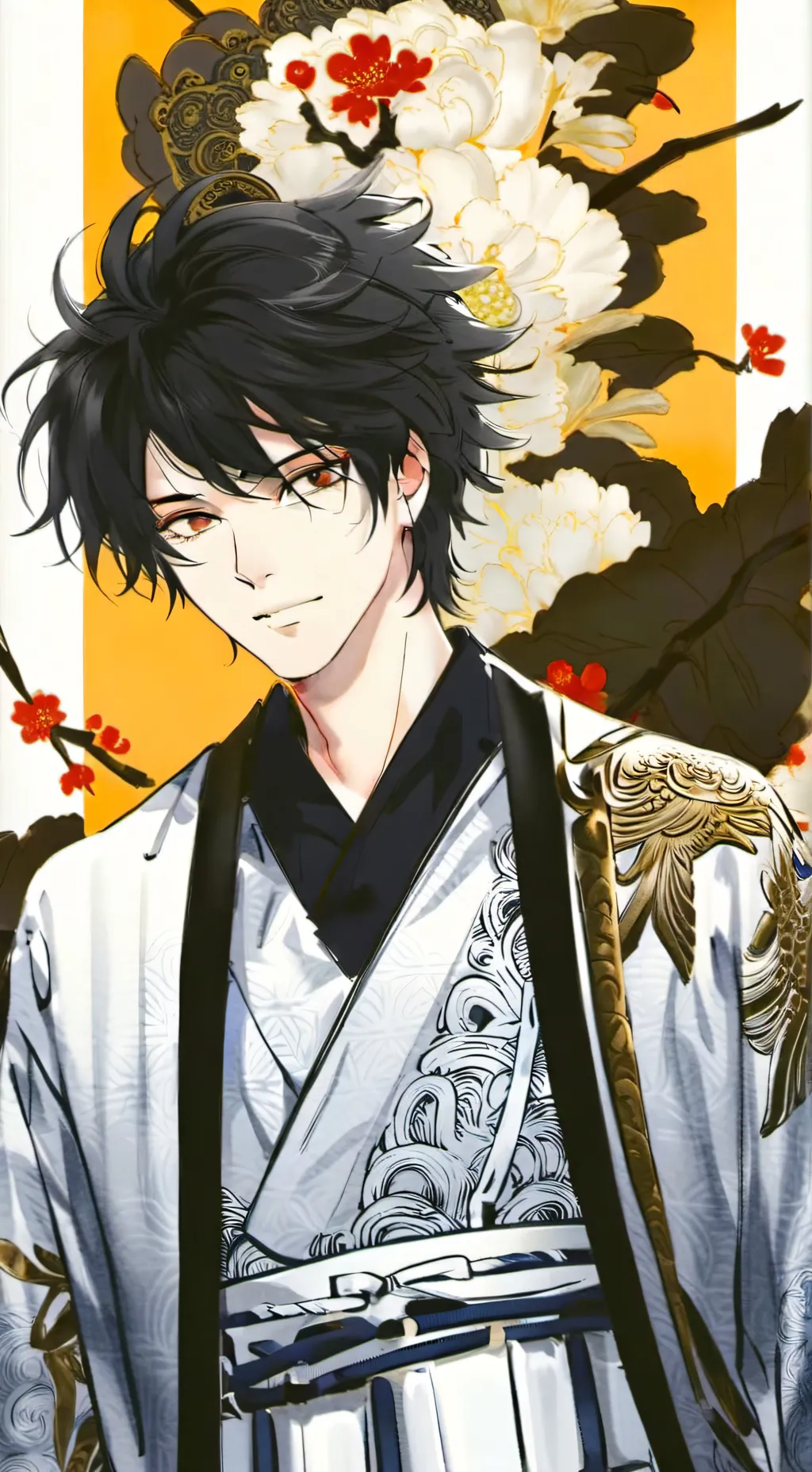 ai character: glitch background