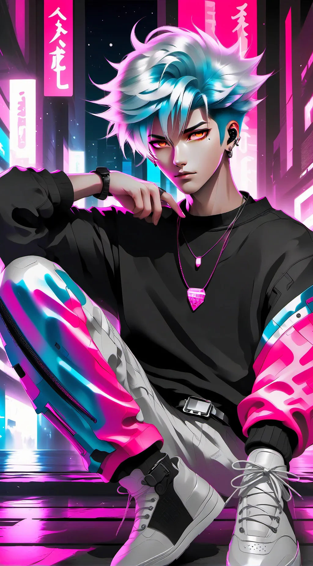 ai character: Valentines day  background