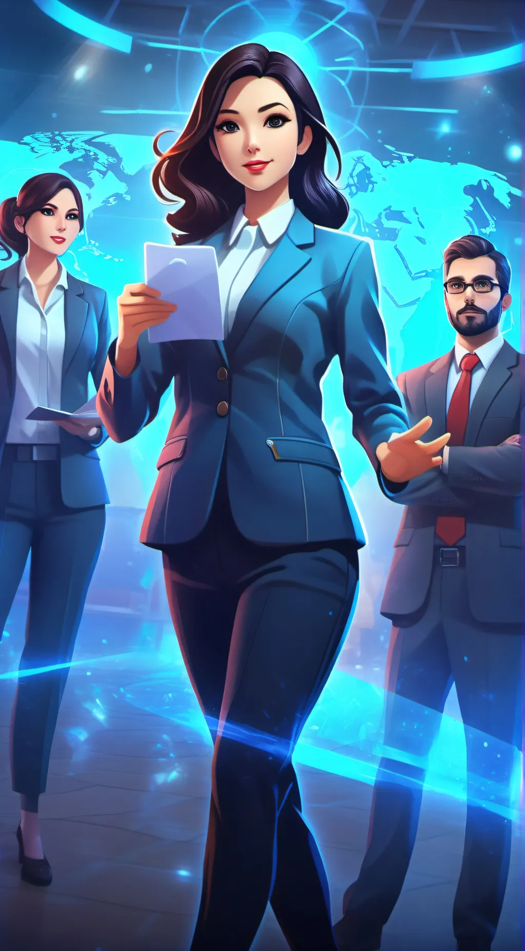 ai character: Discord server 3:) background