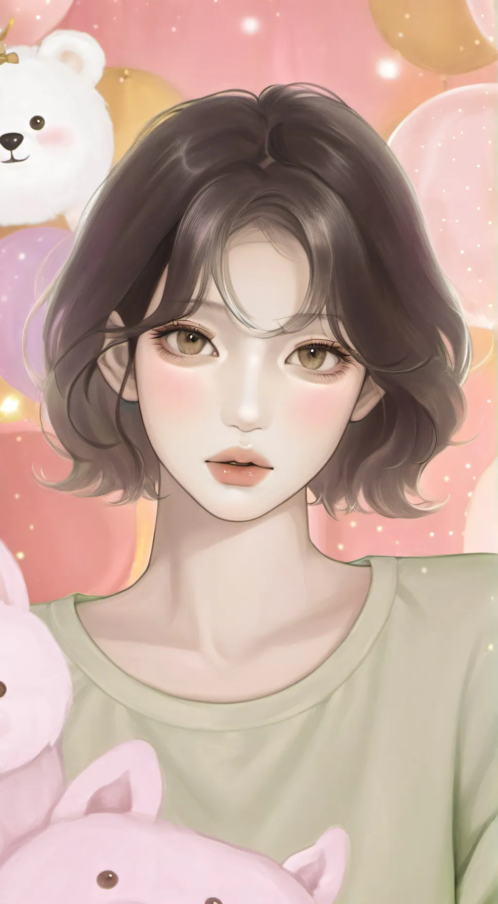 ai character: : кιм :😼 background