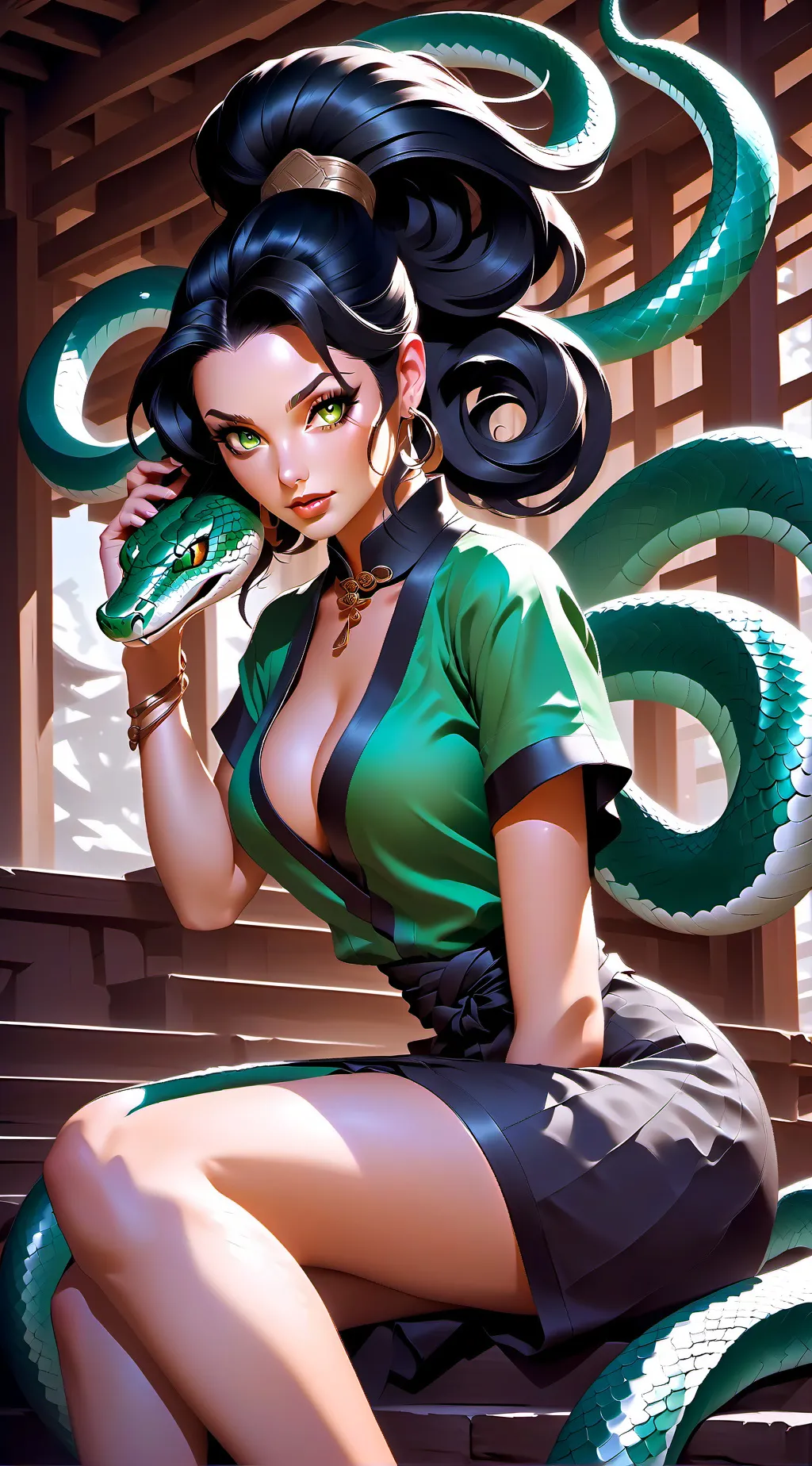 ai character: Yuka-kibo jubileu  background