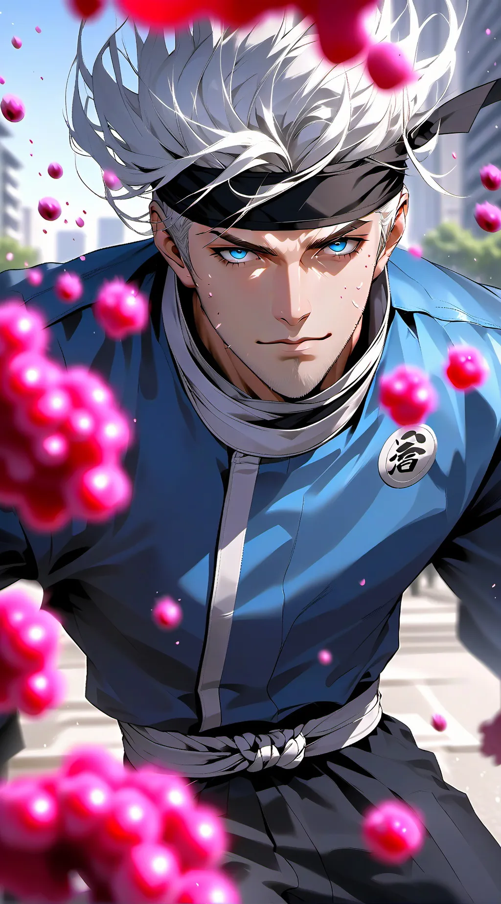 ai character: Satoru Gojo background