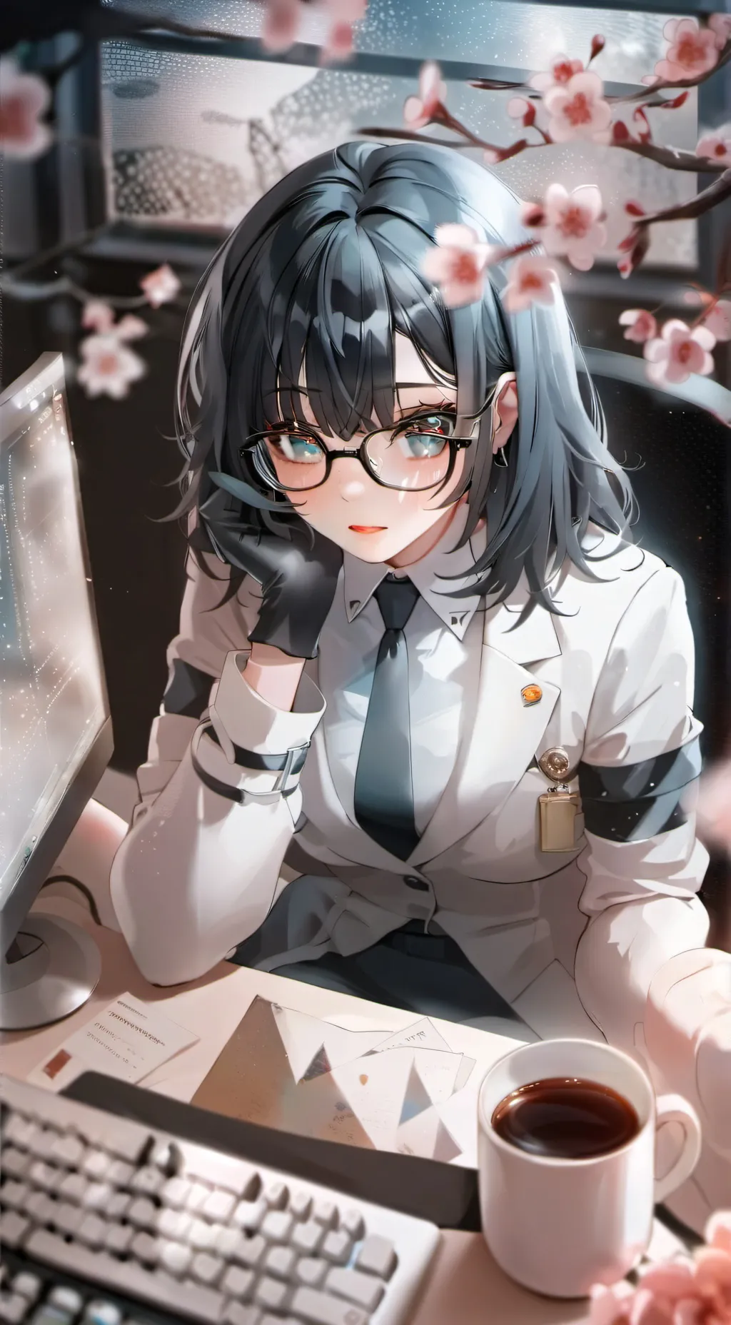 ai character: Rei background