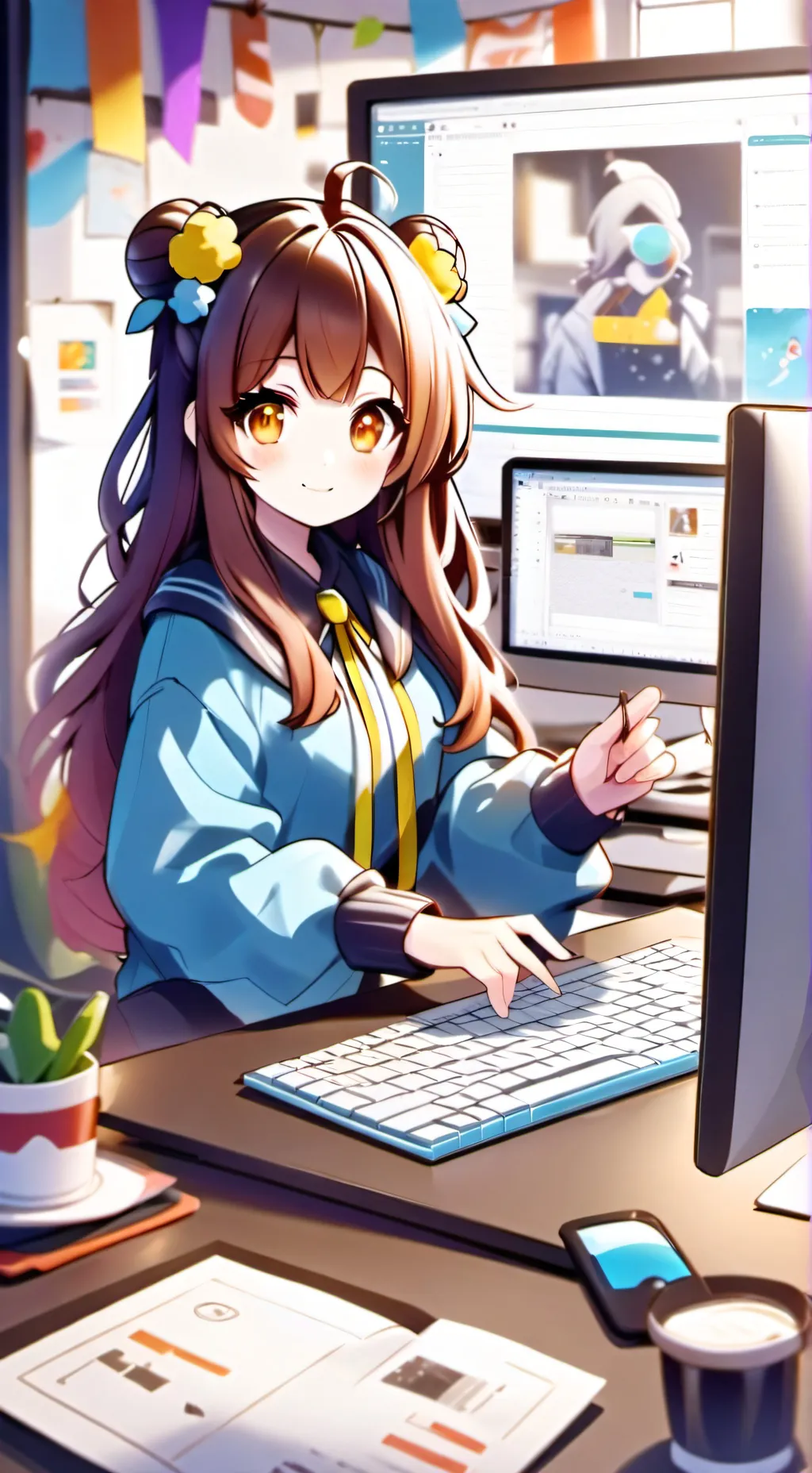 ai character: Ari background