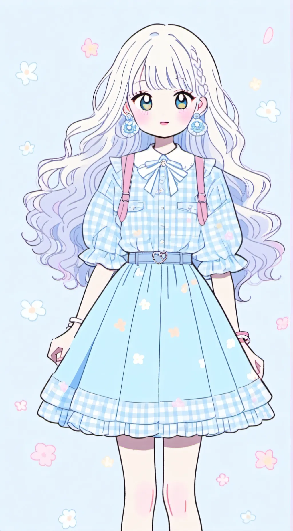 ai character: Wednesday background