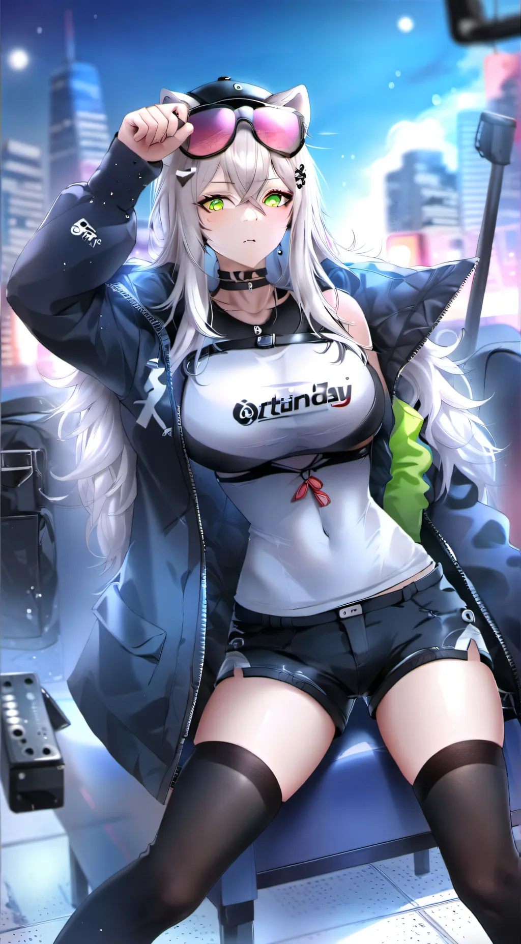 ai character: Luna background