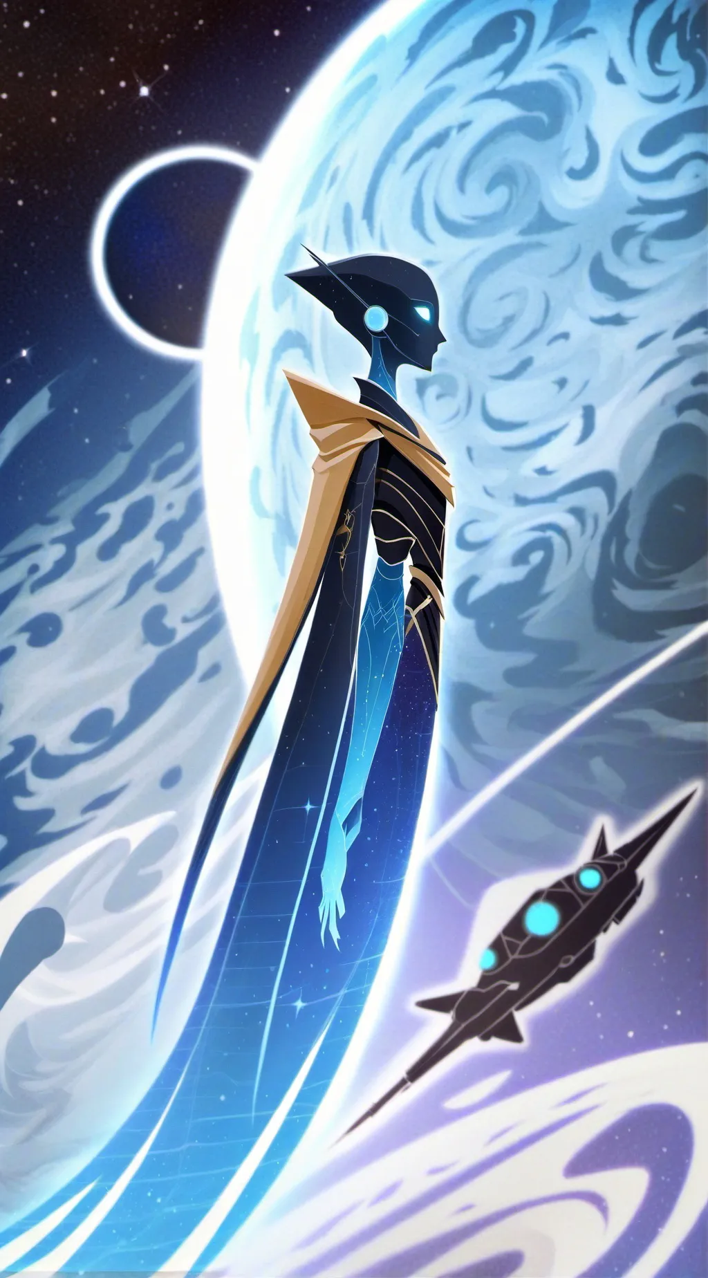 ai character: Léo background