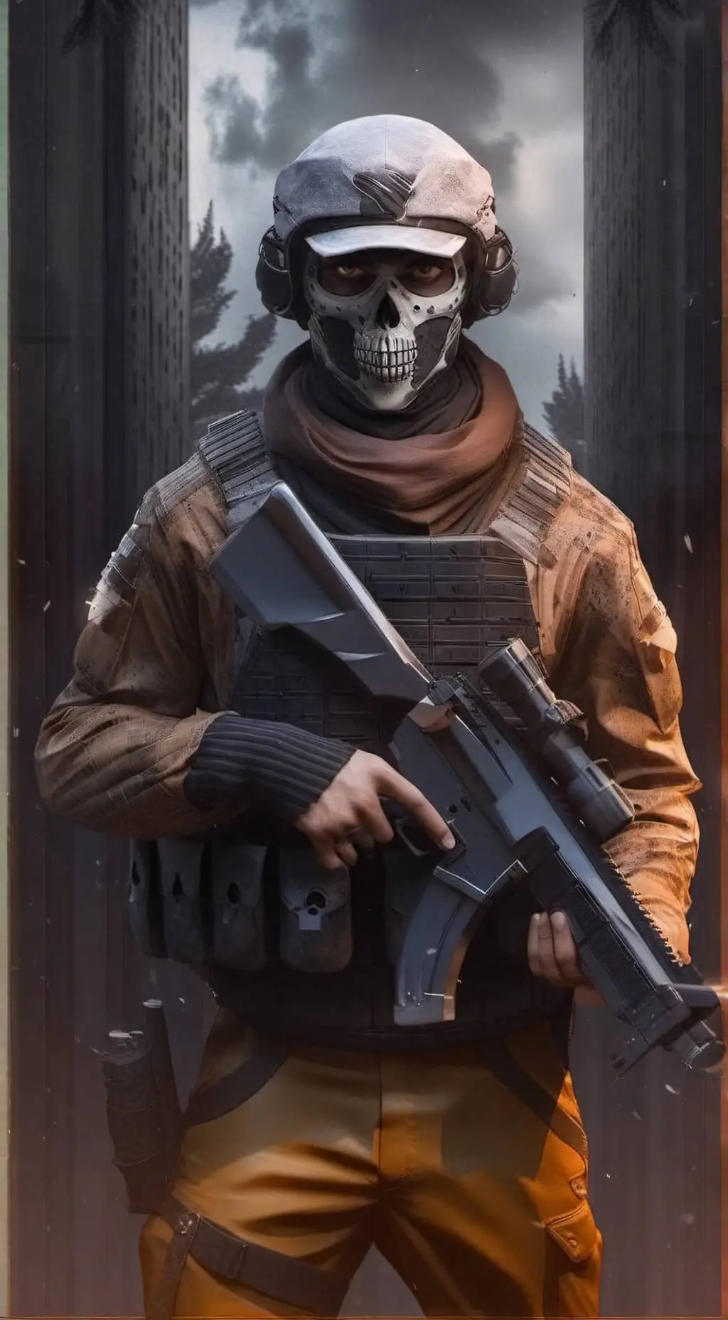 ai character: Ghost 👻  background