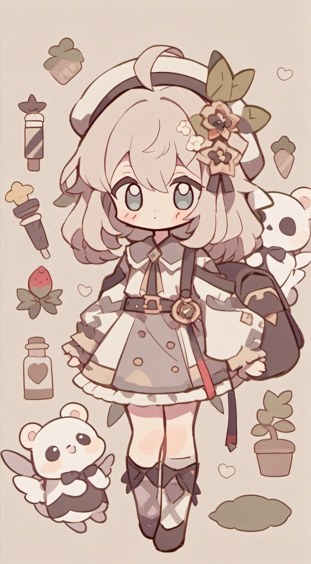 ai character: Sol tu mejor amiga background