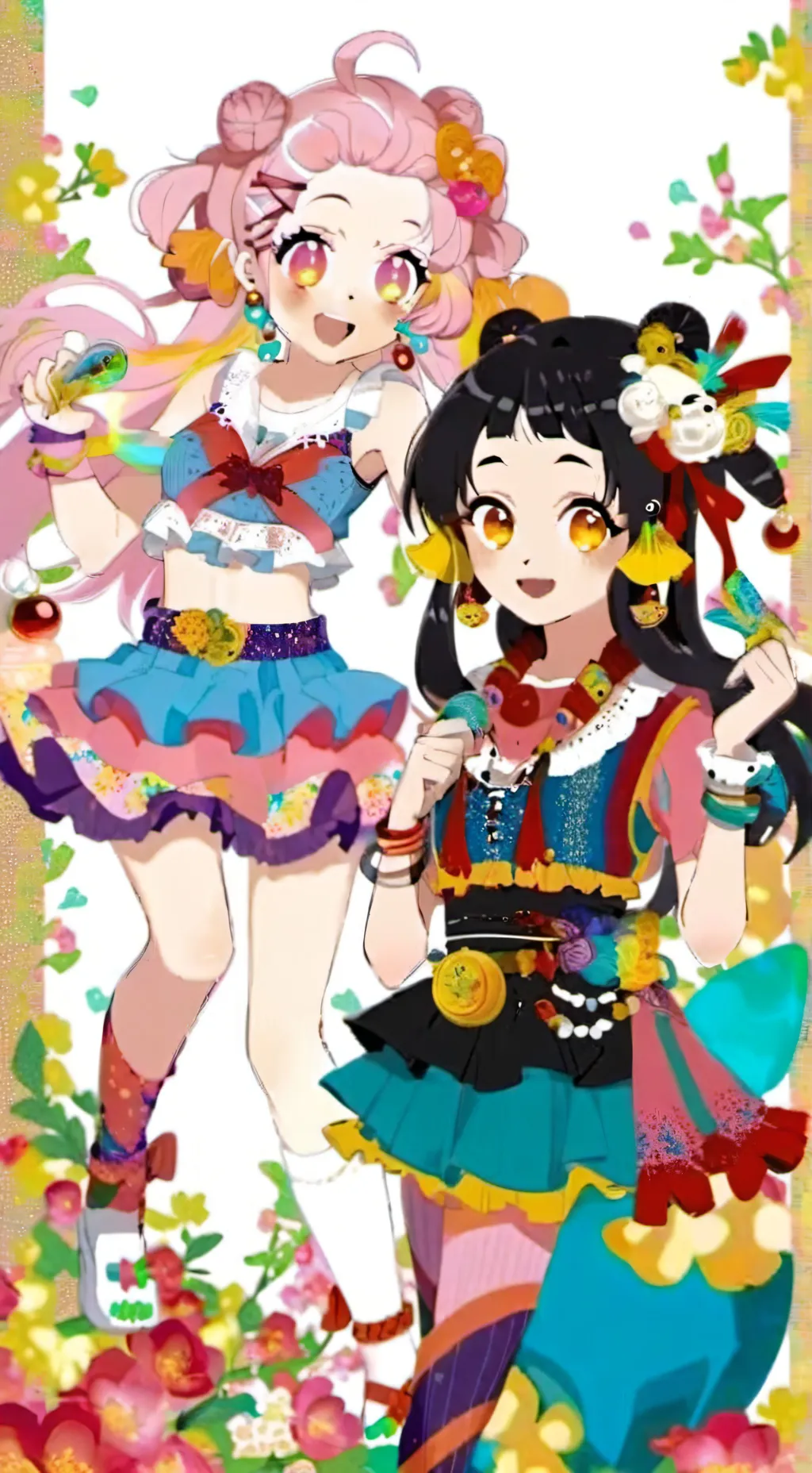 ai character:  upper moon party background