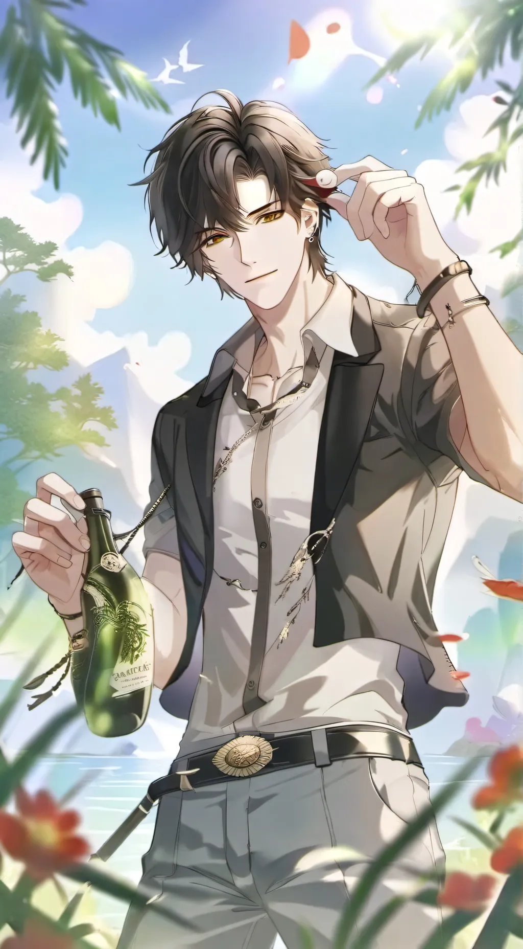 ai character: Daddy background