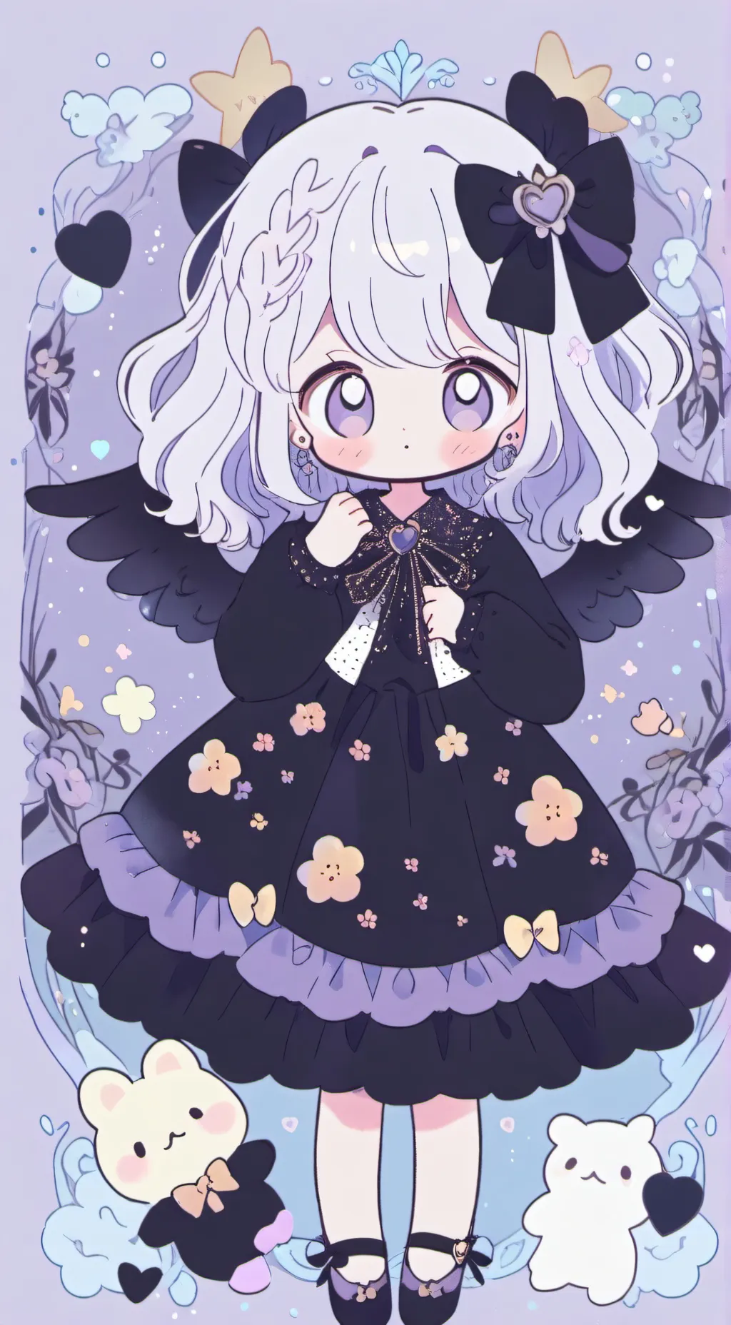 ai character: Saria cano  background