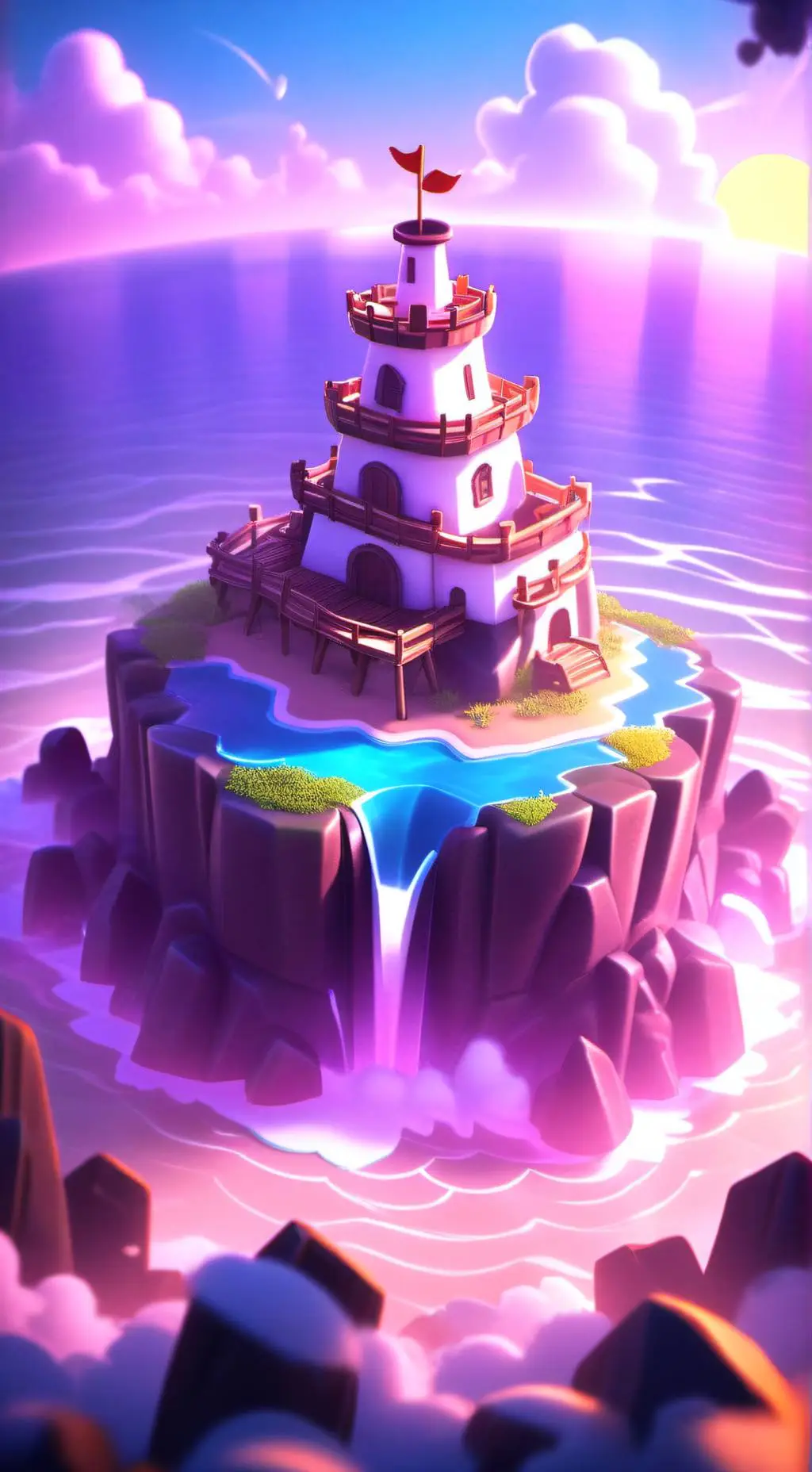 ai character: kmy + blox fruit background