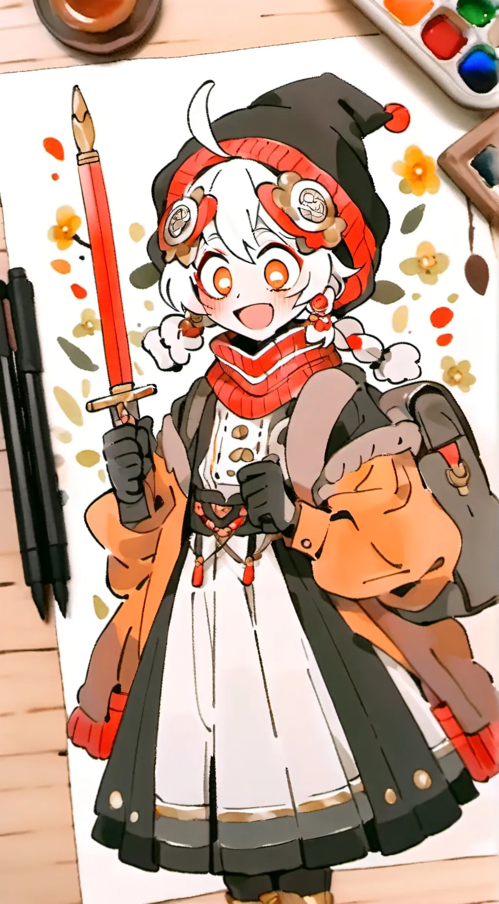 ai character: Radio Apple! background