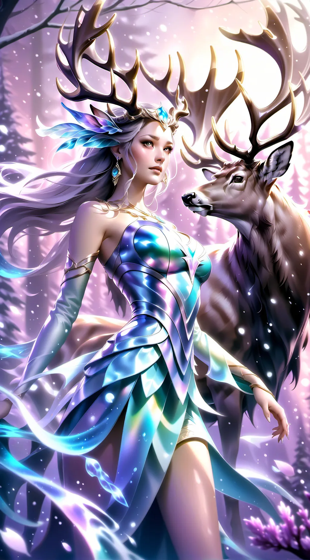 ai character: Miss thavel  background