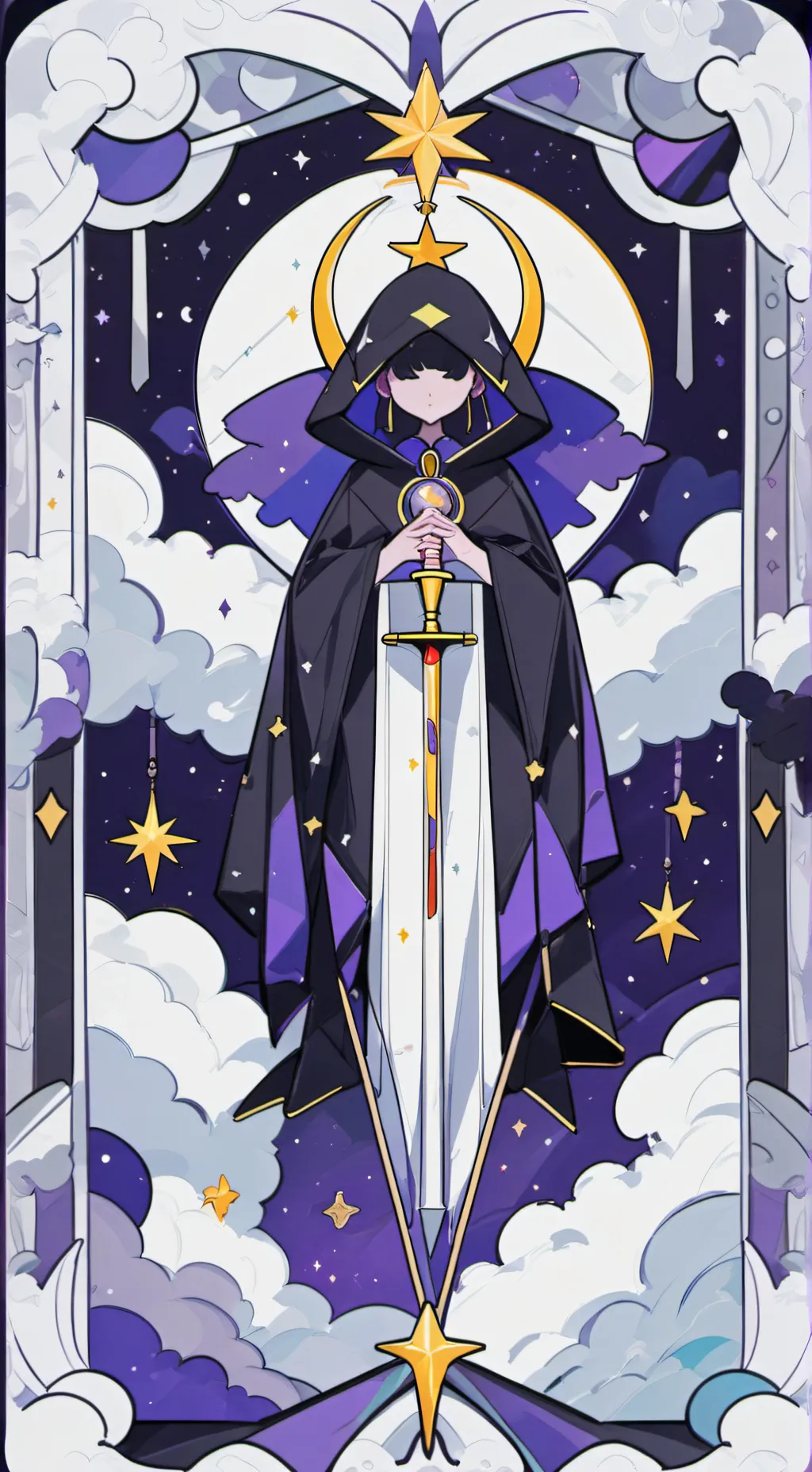 ai character: Broken moon SAMS background