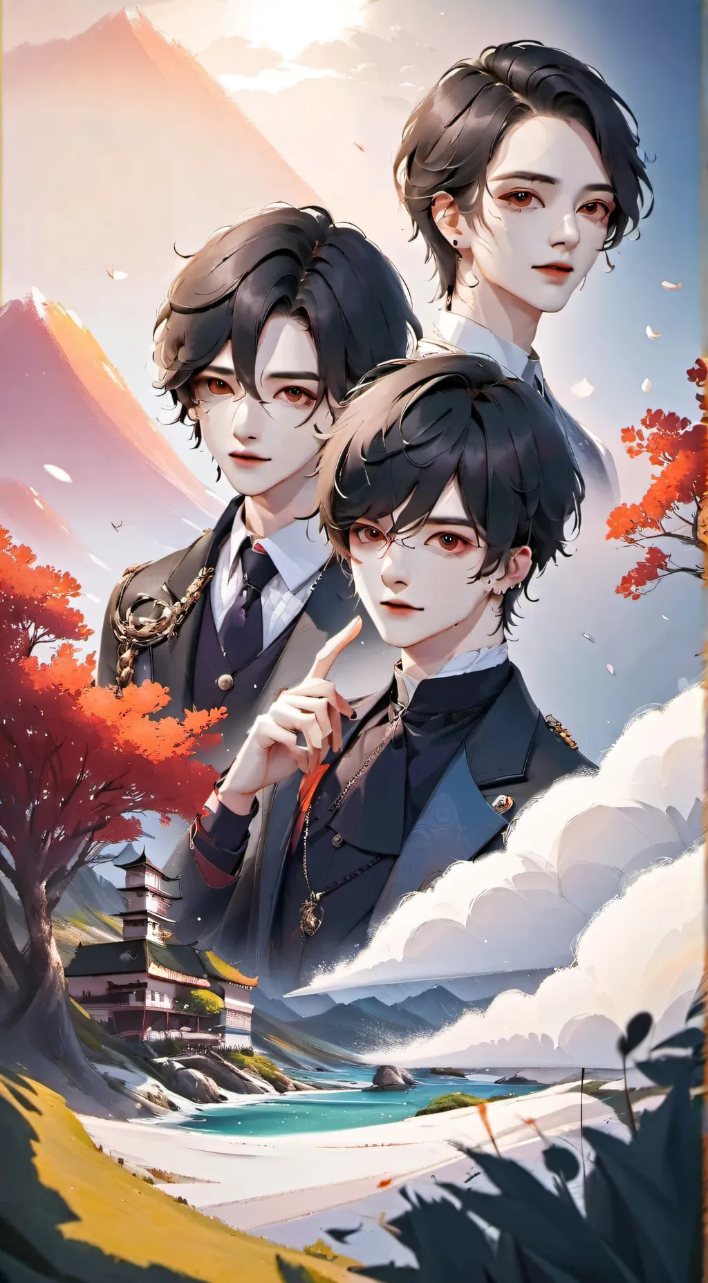 ai character: 🤭 kiss in hell 🤭 background