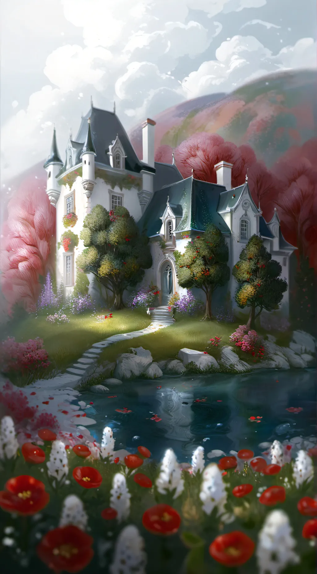 ai character: < ? > background