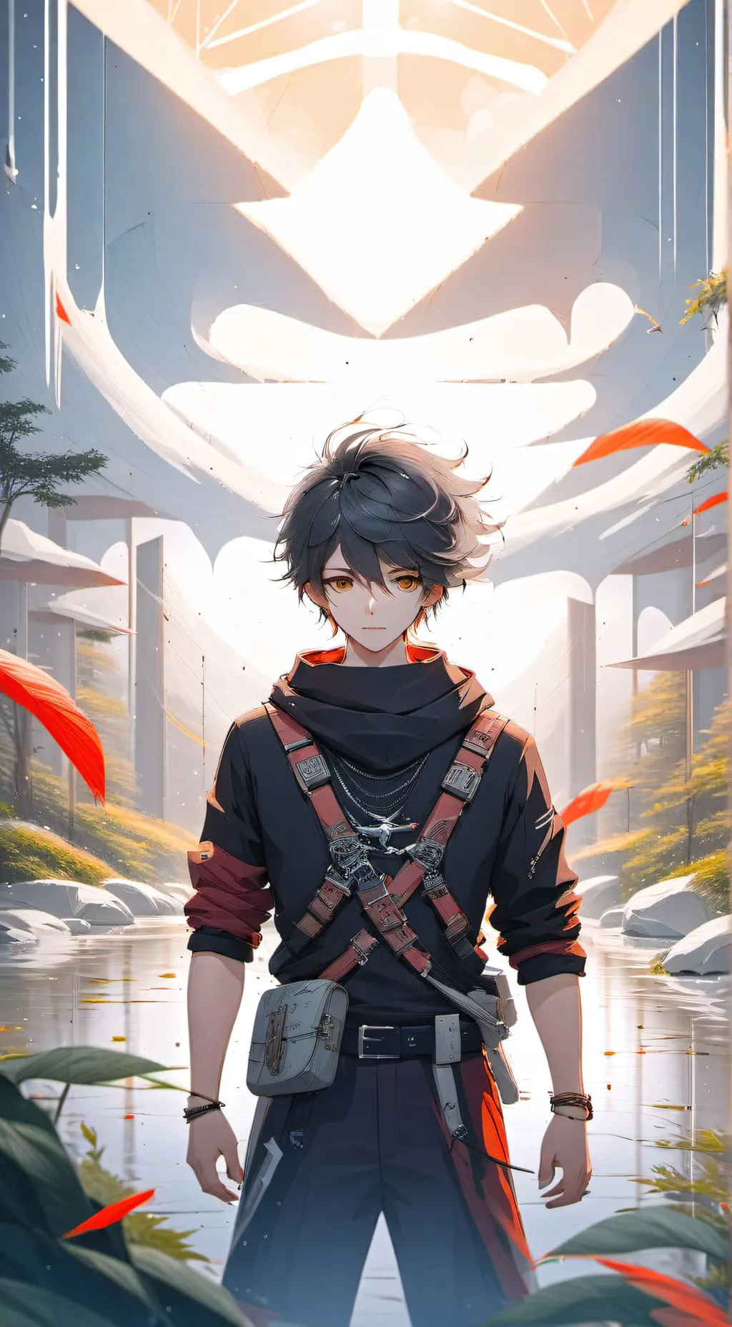 ai character: raven background