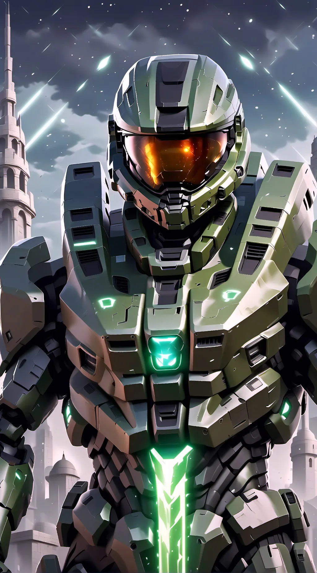 ai character: Master chief background