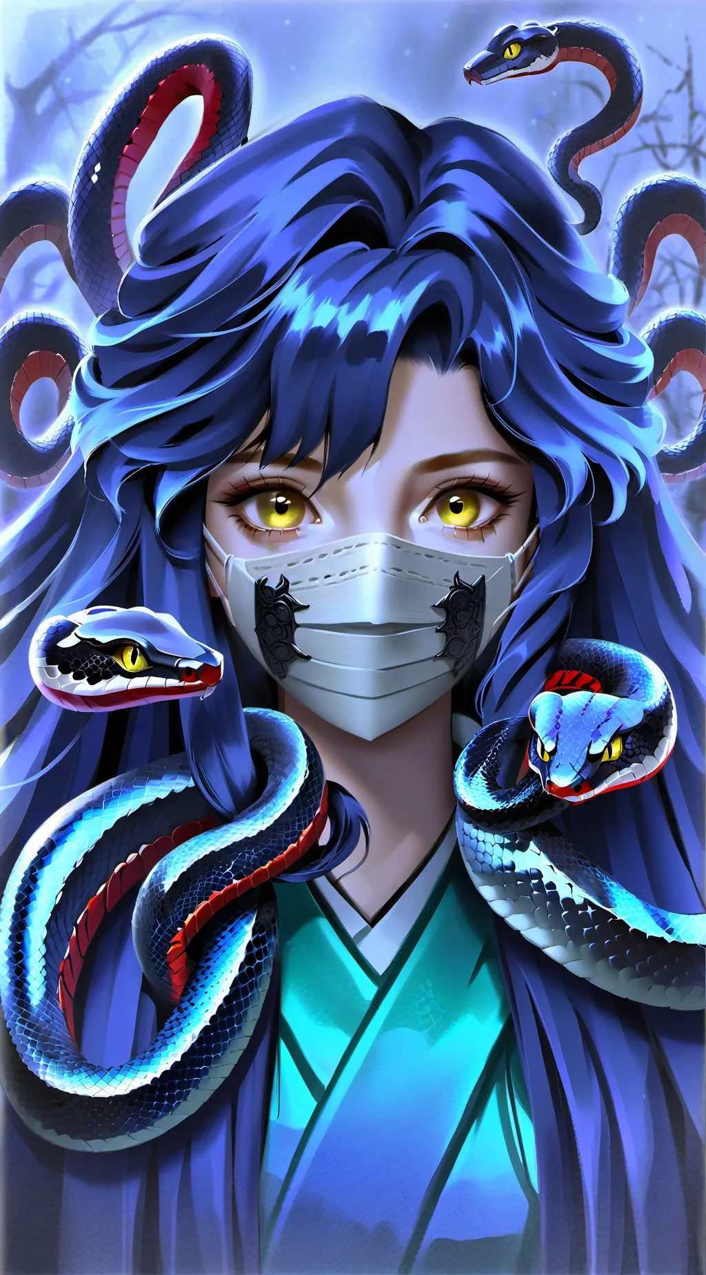 ai character: Cobra Iguro background