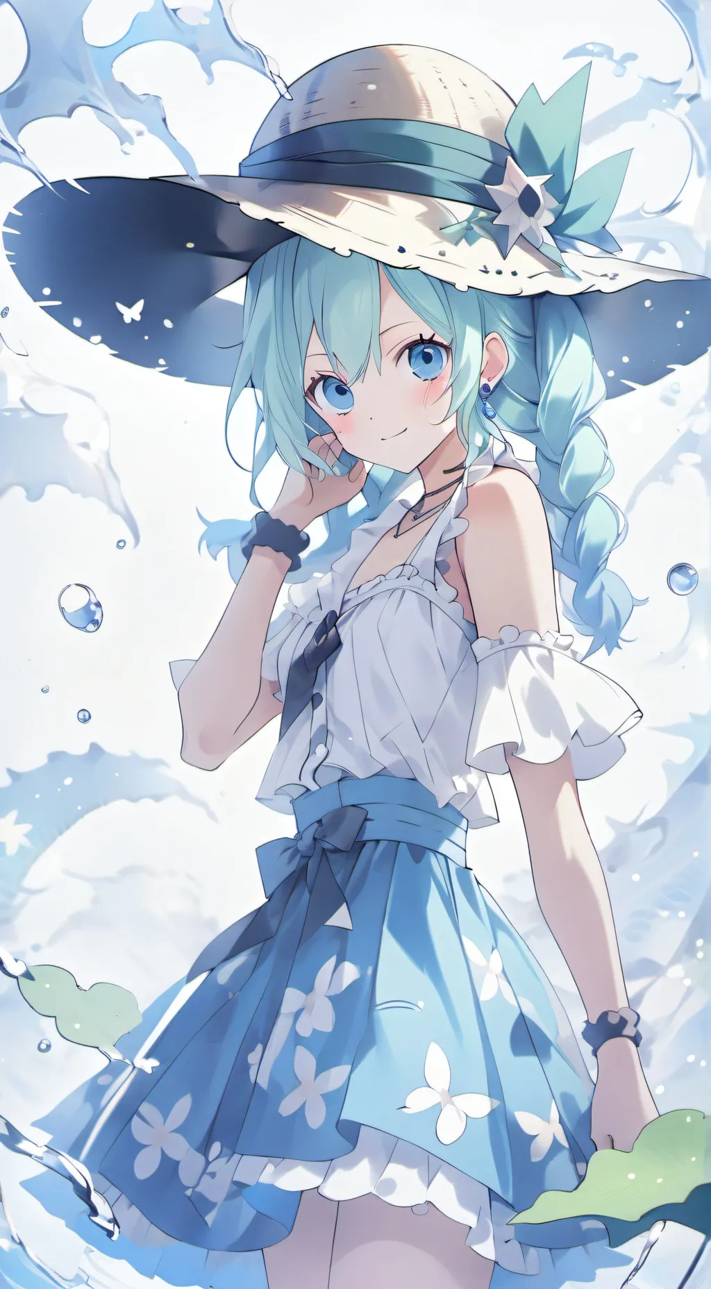 ai character: One piece  background