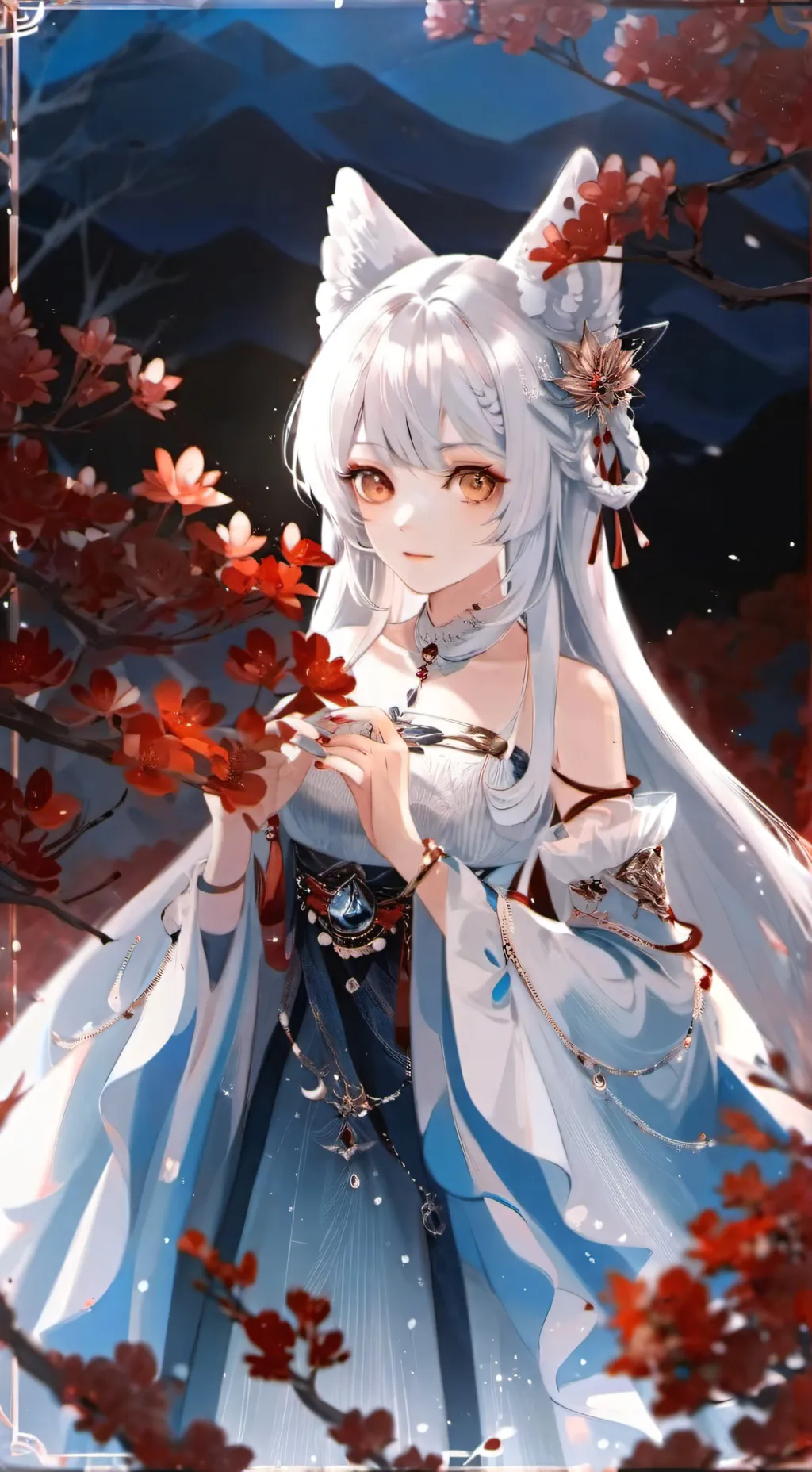 ai character: 🎀фенріс🎀 background