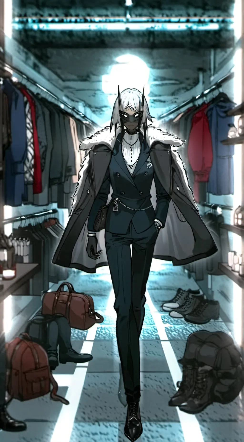 ai character: emilia😏 XD background