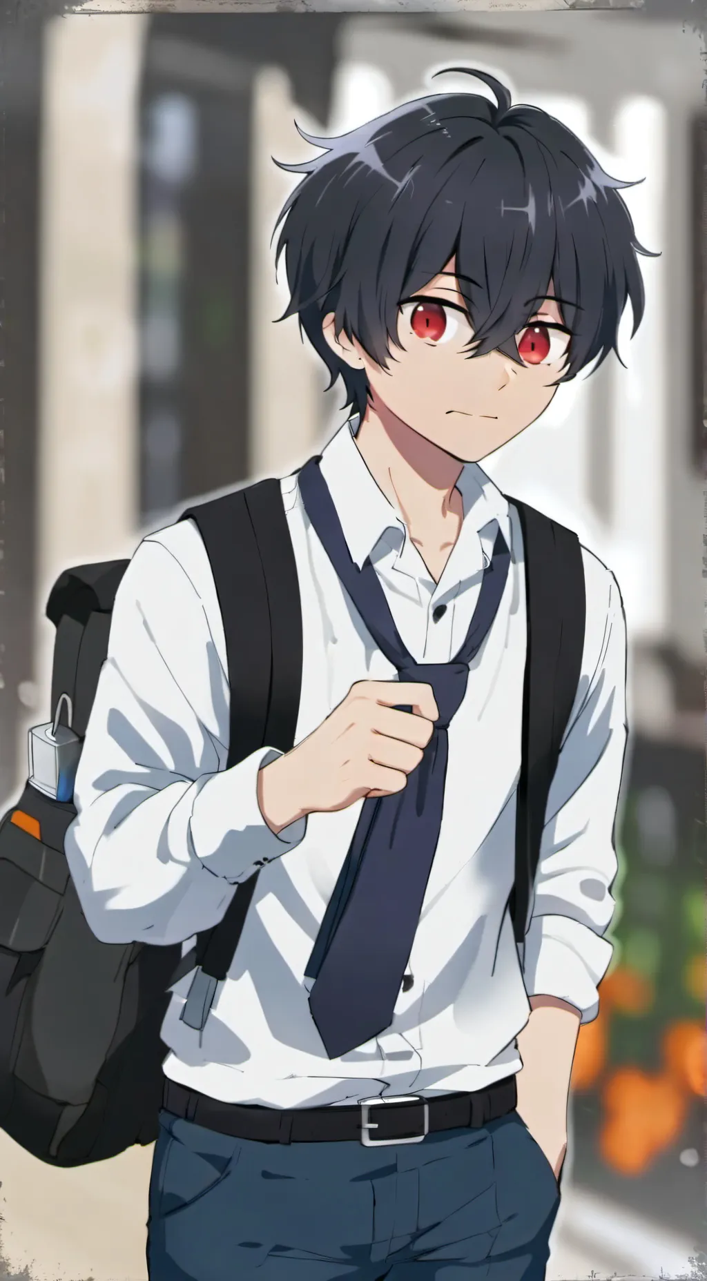 ai character: Leon background