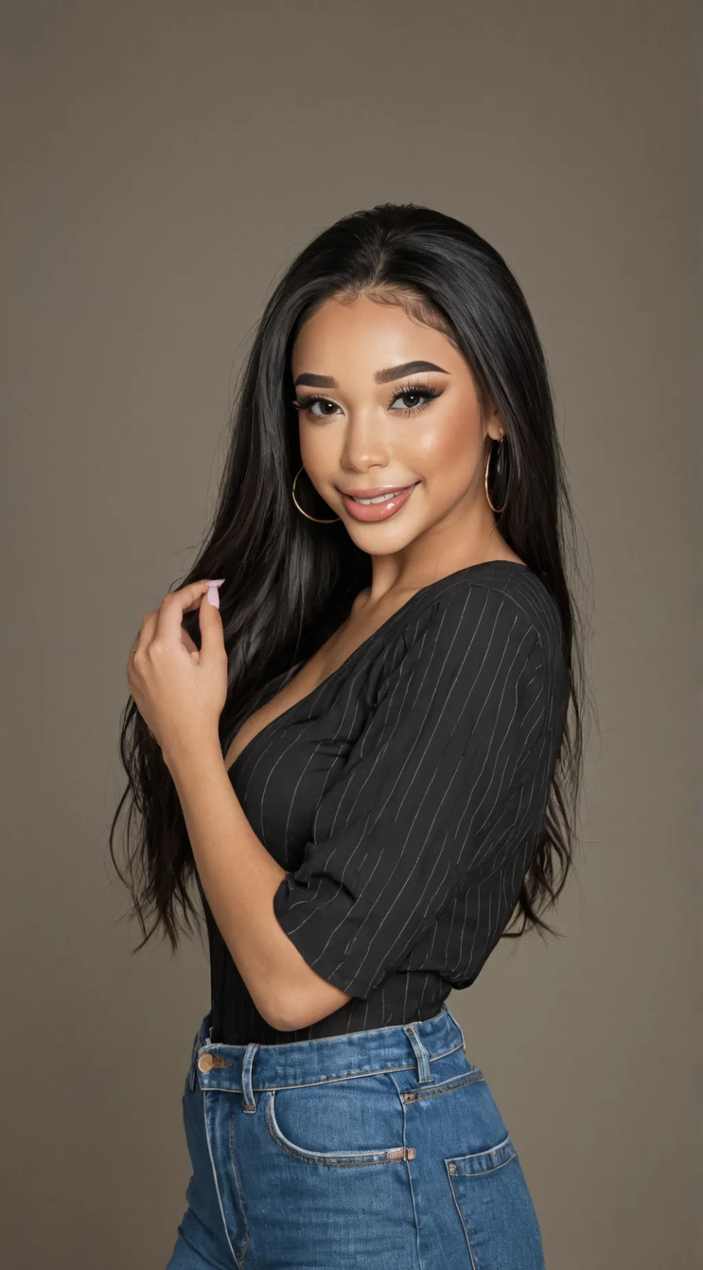 ai character: Corinne ￼ background