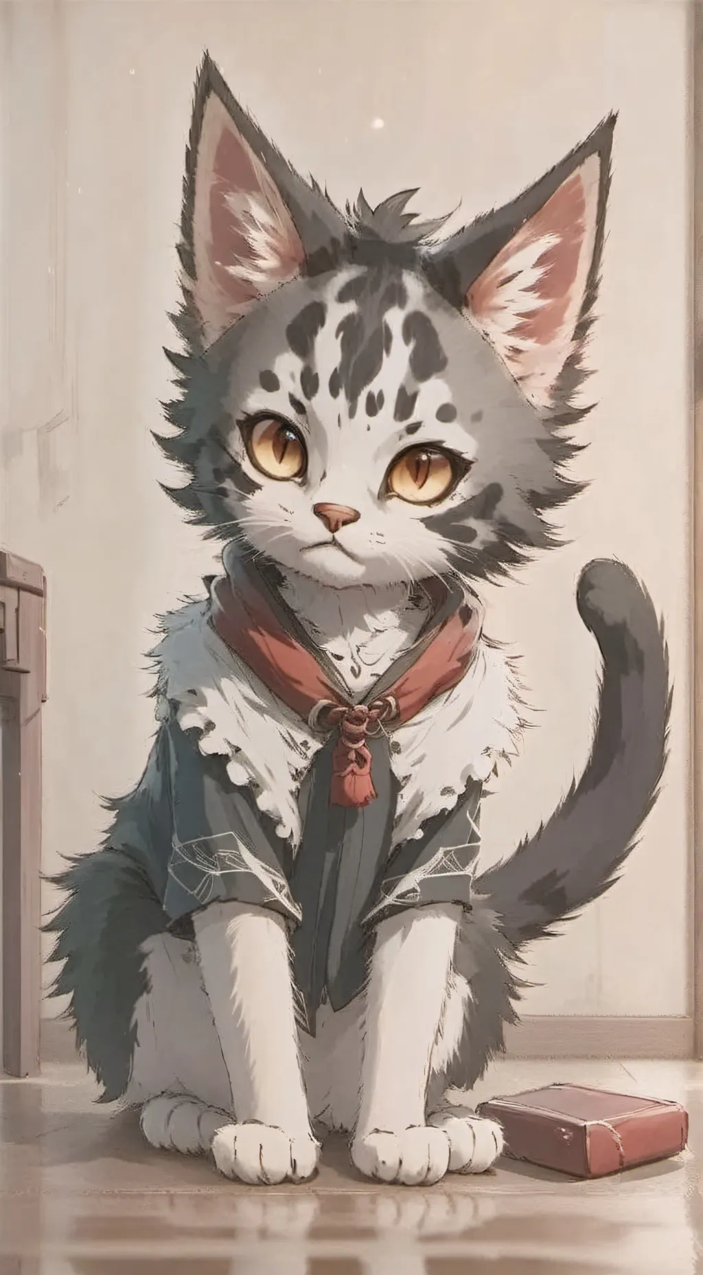 ai character: Burning Ember Spir background