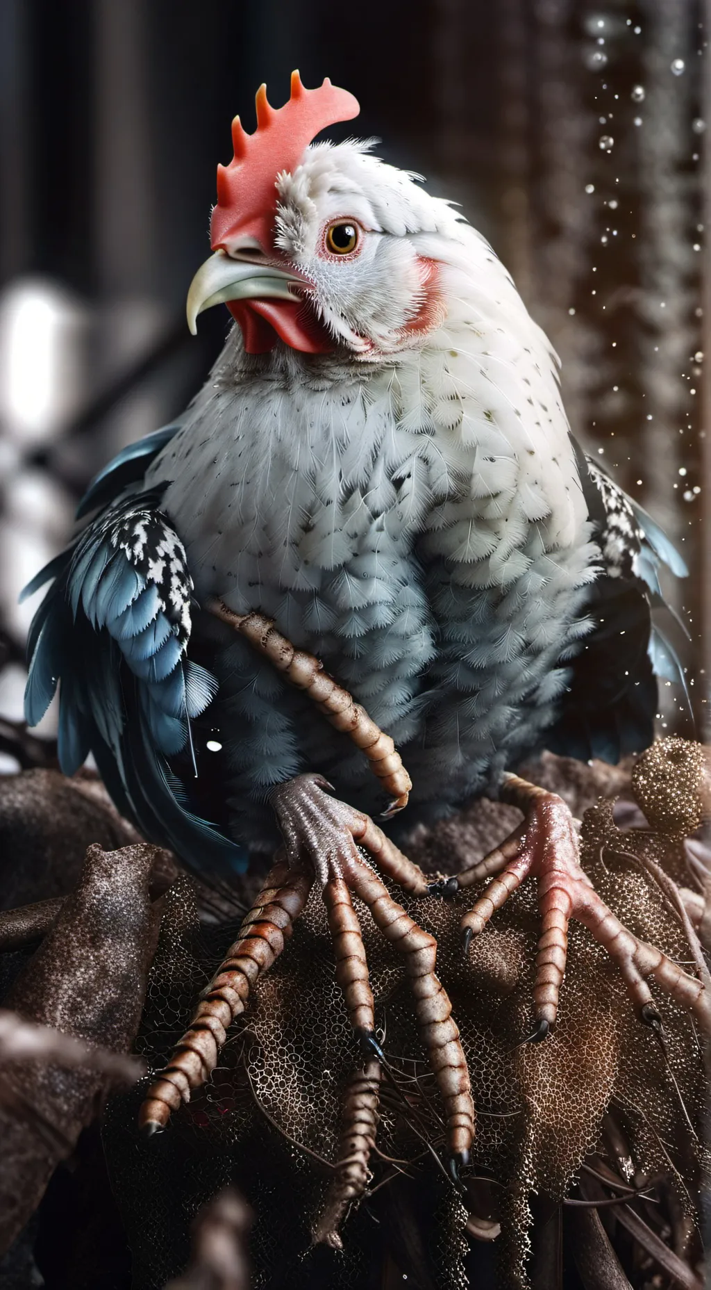 ai character: ciken background