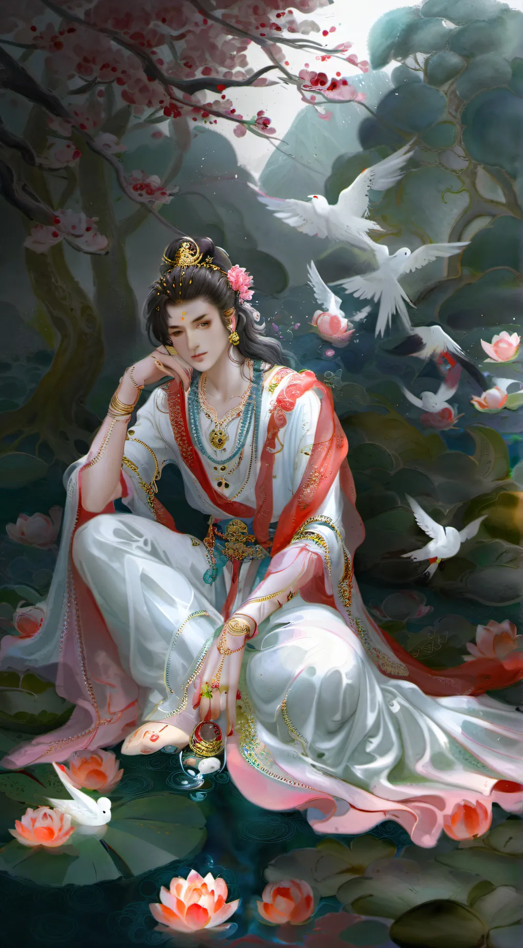 ai character: Frontman background